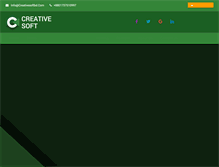 Tablet Screenshot of creativesoftbd.com